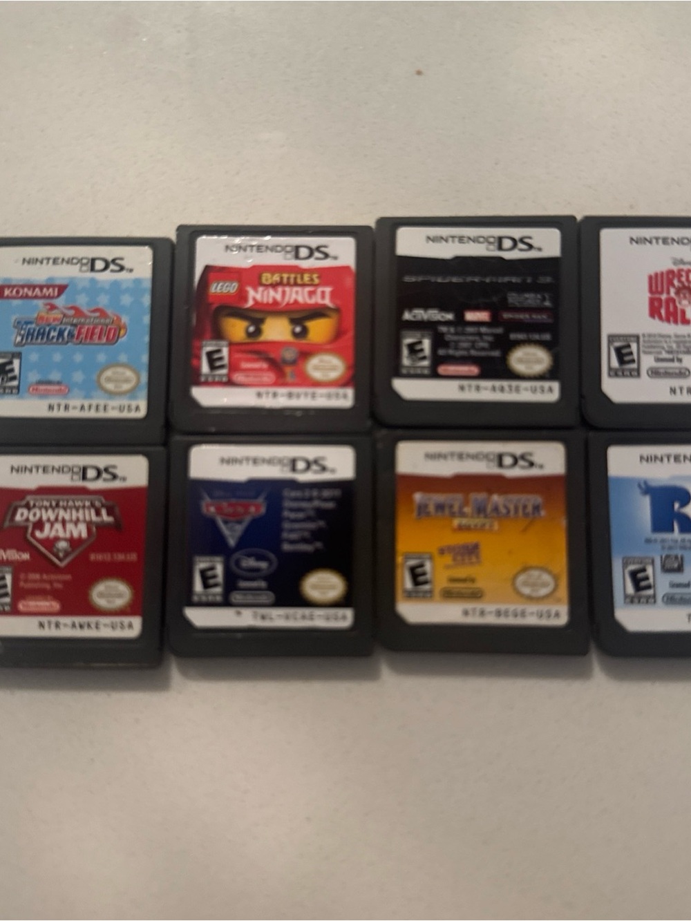 Nintendo DS Game Bundle (spider Man 3, Battles Ninjago, Cars 2., Etc.)